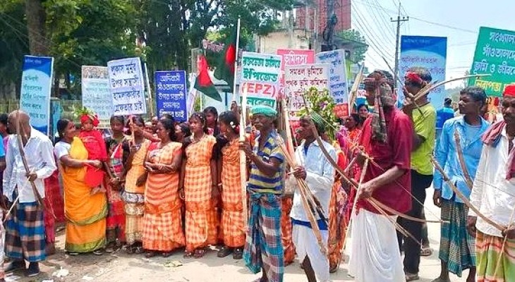 গোবিন্দগঞ্জে সাঁওতালদের ওপর হামলার প্রতিবাদে স্মারকলিপি